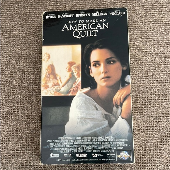 5/$25 Vintage How to Make an American Quilt VHS 1995 Winona Ryder Anne Bancroft - Picture 4 of 4